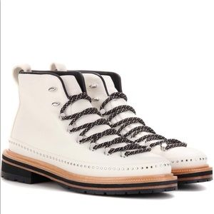 Rag & Bone Compass White Leather Boots